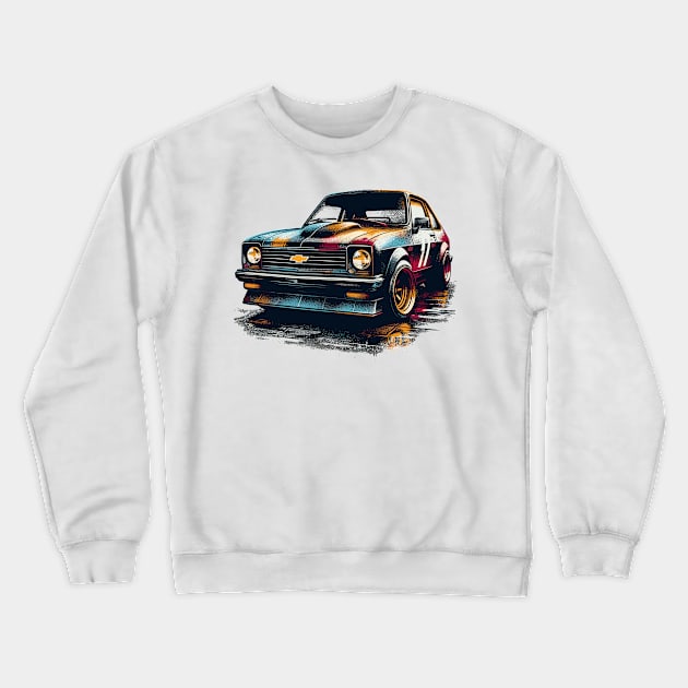 Chevrolet Chevette Crewneck Sweatshirt by Vehicles-Art